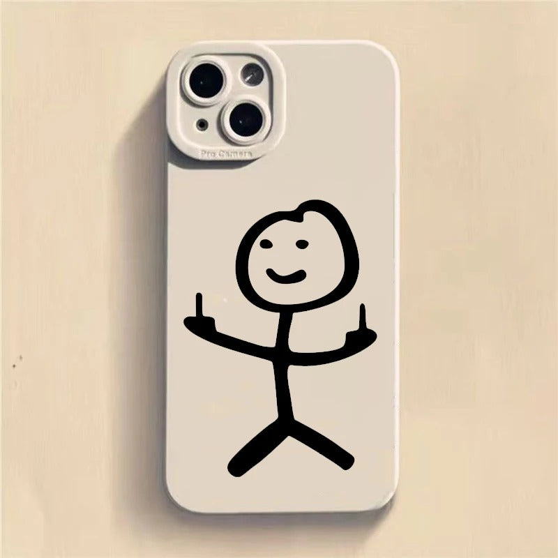 F* Off Stickman – iPhone Skal